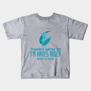 mothers day surf t-shirt Kids T-Shirt